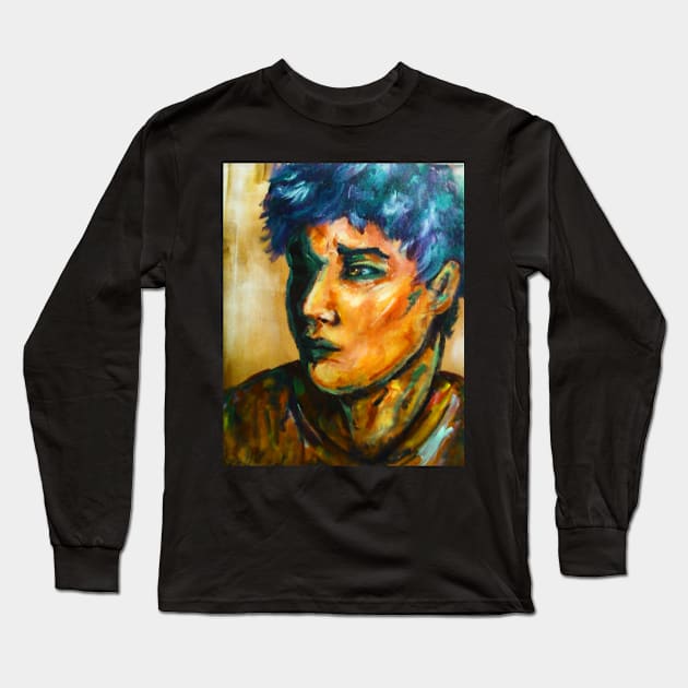 Michaelangelo's David Long Sleeve T-Shirt by YaebaArts